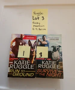 Ruggle LOT #3/ Run to Ground (1) & Survive the Night (3) SET SERIES BUNDLE