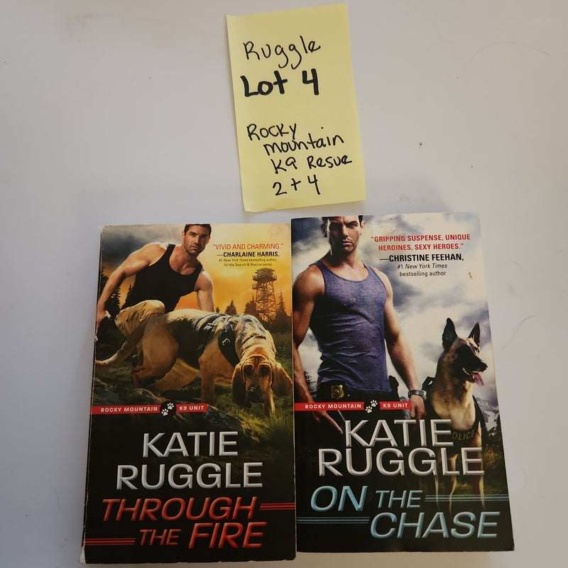 Ruggle LOT 4/ Through the Fire (2) & On the Chase (4) SET SERIES BUNDLE