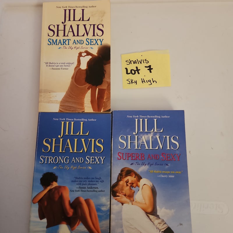 Shalvis LOT #7/ Smart and Sexy (1), Strong and Sexy (2) & Superb and Sexy (3) BUNDLE SET SERIES