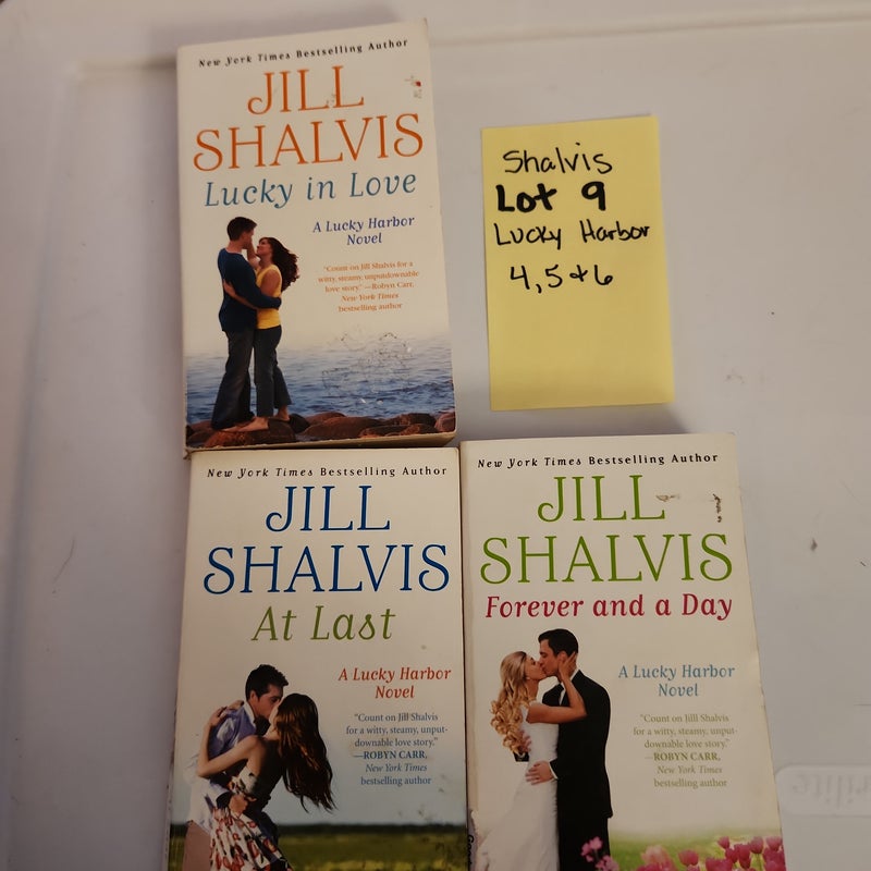 Shalvis LOT #9/ Lucky in Love (4), At Last (5) & Forever and a Day (6) SET SERIES BUNDLE