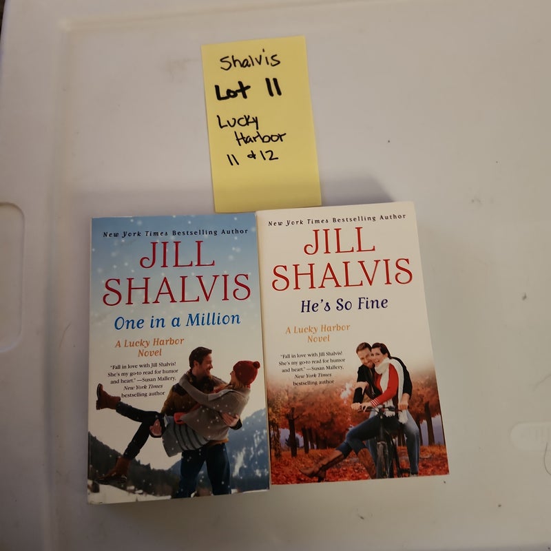 Shalvis LOT #11/ One in a Million (11) & He's So Fine (12) SET SERIES BUNDLE