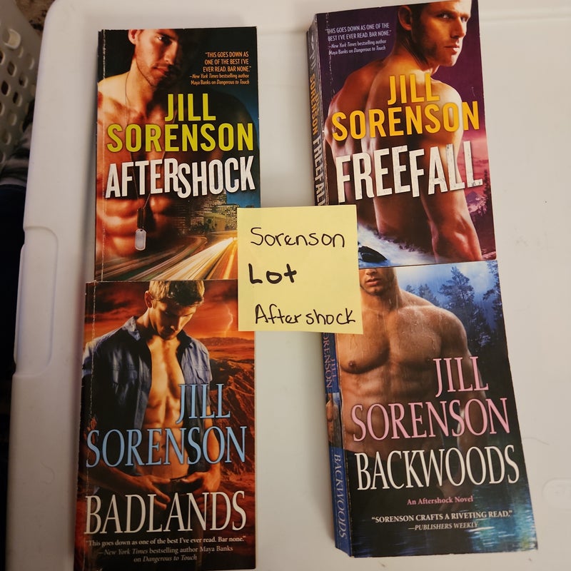 Sorenson LOT/ Aftershock (1), Freefall (2), Badlands (3) & Backwoods (4) SET SERIES BUNDLE