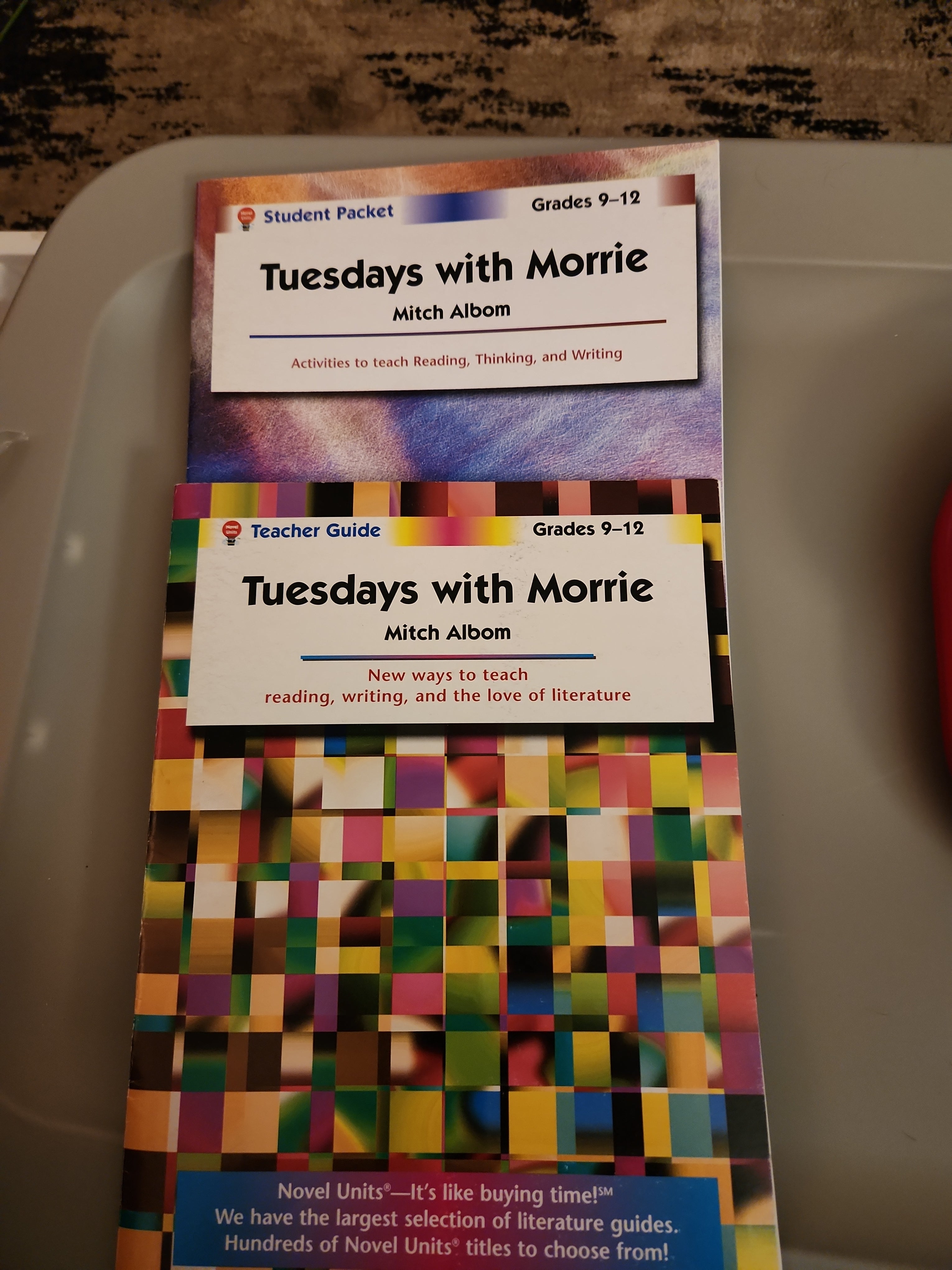 Tuesdays with Morrie Novel Units Teacher Guide