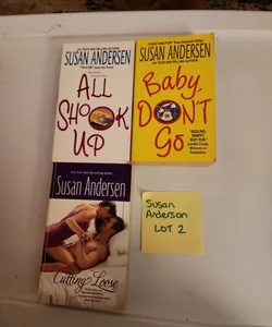 Susan Anderson LOT 2/ Cutting Loose , All Shook Up & Baby, Don't Go