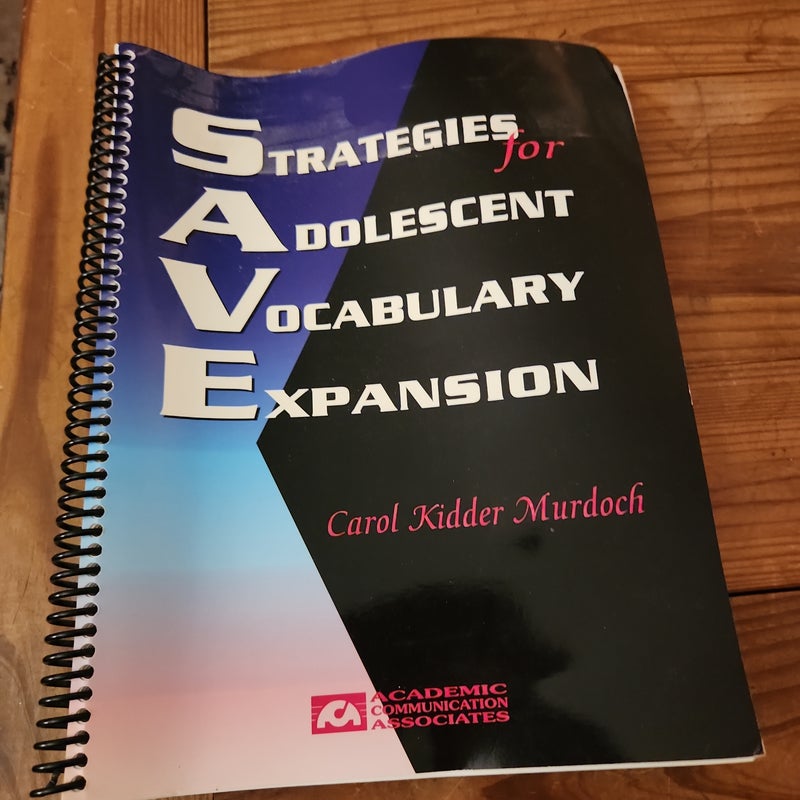 Strategies for adolescent vocabulary expansion