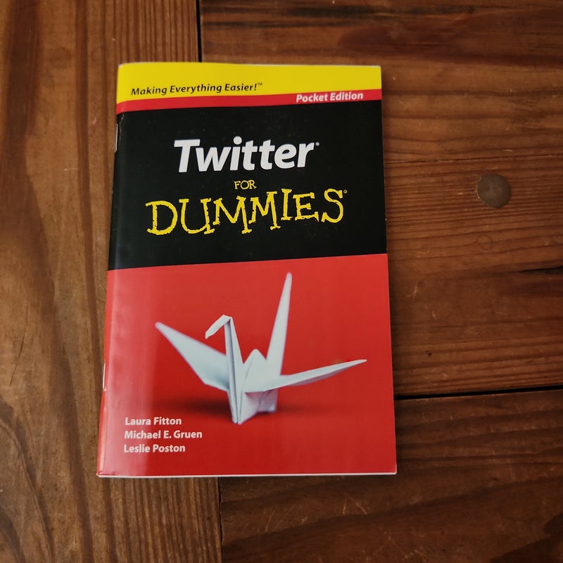 Twitter for Dummies - Target One Spot Edition