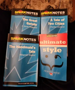 LOT Spark Notes / The Handmaid's Tale, a tale of two cities,  the great Gatsby & ultimate style guide (rules of writing)