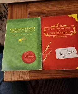 LOT/ Fantastic Beasts and where to find them & Quidditch Through the Ages