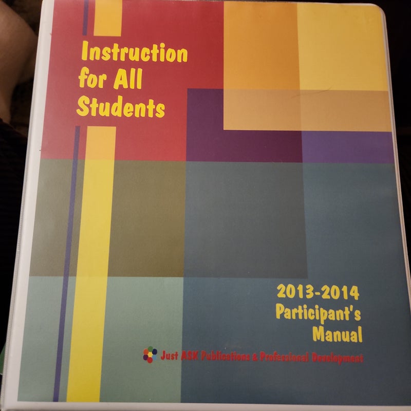 Instruction for All Students + Participant's manual