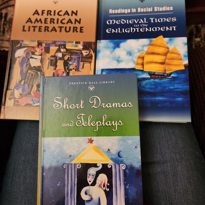 LOT 2/ African American Literature, Medieval Times to the Enlightenment & Short Dramas and Teleplays by Prentice Hall Library