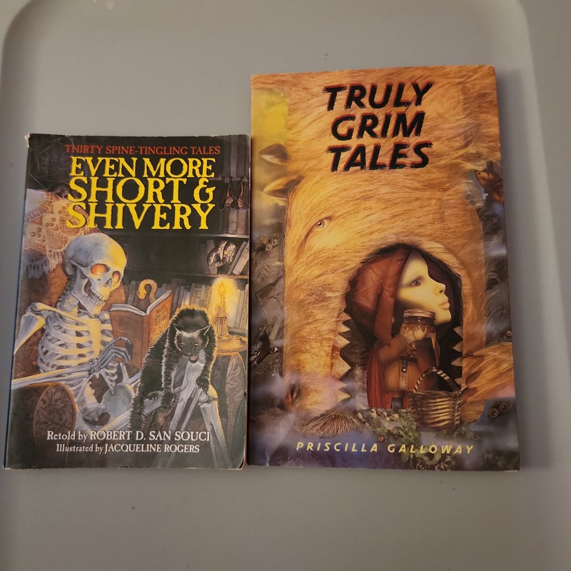 Short story LOT/ Even More Short and Shivery and Truly Grim Tales