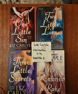 Carlyle LOT 1/ One Little Sin, Two little Lies, Three Little Secrets & Never Romance. Duke 
