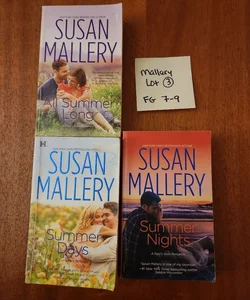 Susan Mallery LOT #3/ All Summer Long, Summer Days, Summer Nights