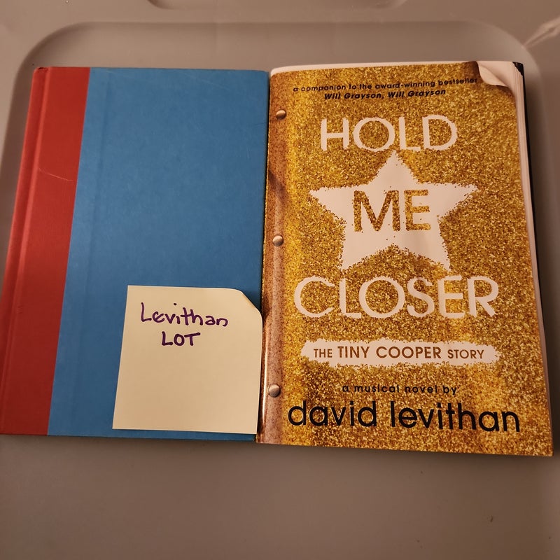 Levithan LOT/ Hold Me Closer and Boy Meets Boy