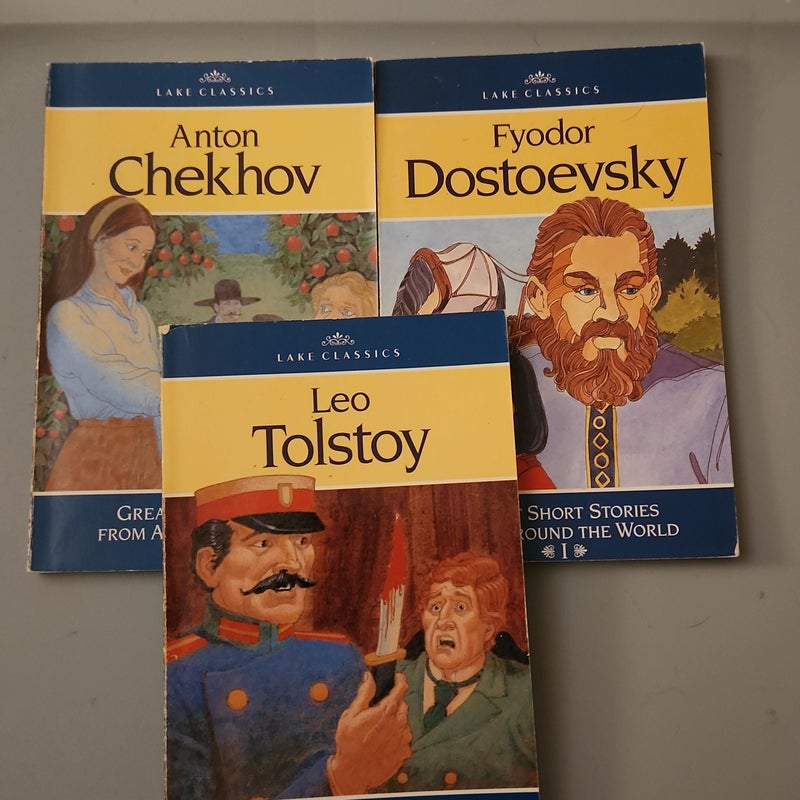Lale Classics LOT/ Anton Chekhov, Fyodor Dostoevsky and Leo Tolstoy