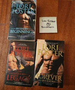 Lori Foster LOT #9 Buckhorn Beginnings, The Buckhorn Legacy and Forever Buckhorn