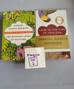 Marquez LOT 2/ Love in the Time of Cholera and One Hundred Years of Solitude