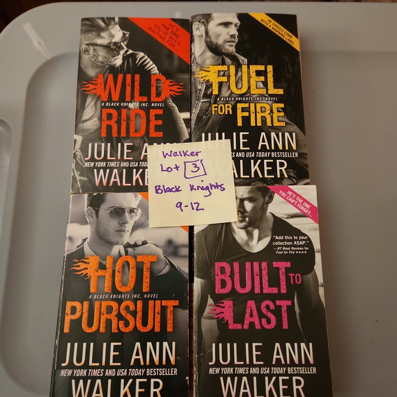 Walker LOT #3/ Fuel for Fire, Hot Pursuit, Built to Last and Wild Ride