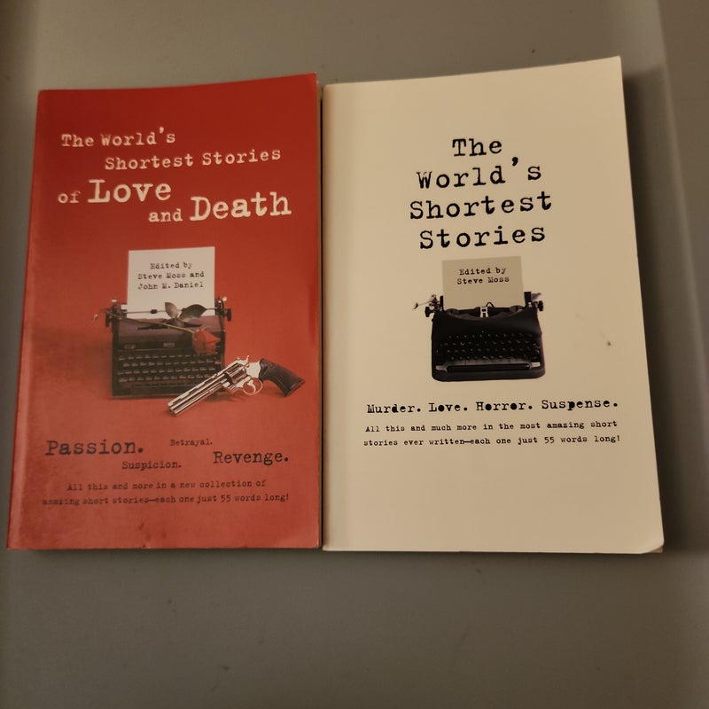 World's Shortest Stories LOT / Stories of Love and Death