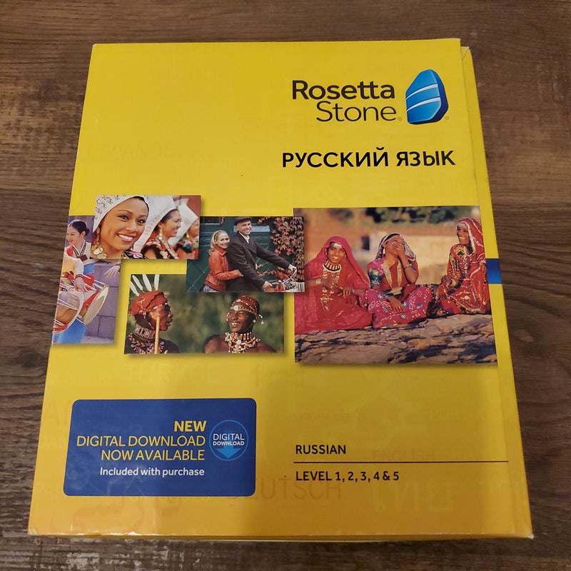 Rosetta Stone Russian 1, 2, 3, 4, 5 TOTALe Version 4