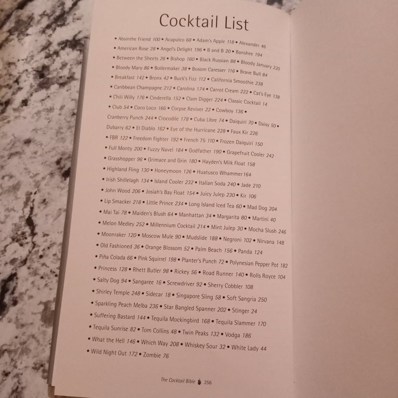 The Cocktail Bible (Silver)