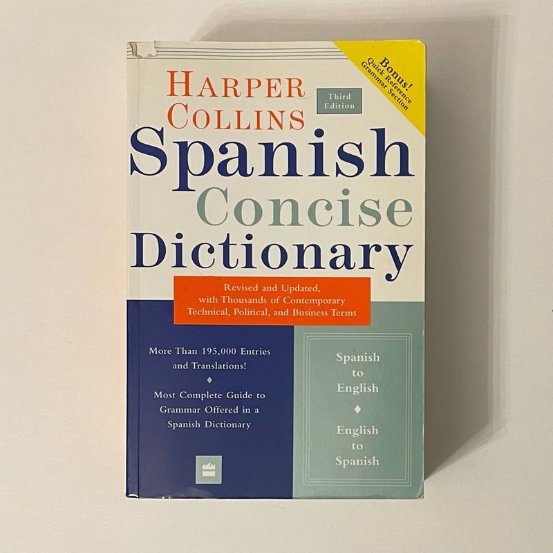 Spanish Concise Dictionary