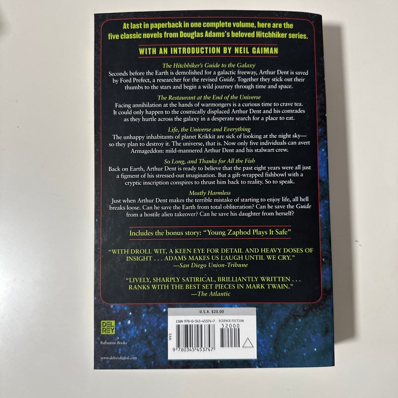 The Ultimate Hitchhiker's Guide to the Galaxy