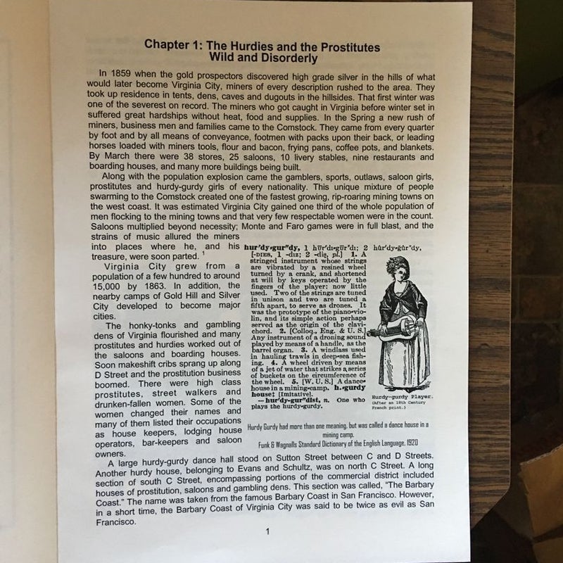 Harlots, Hurdies & Spririted Women of Virginia City, Nevada