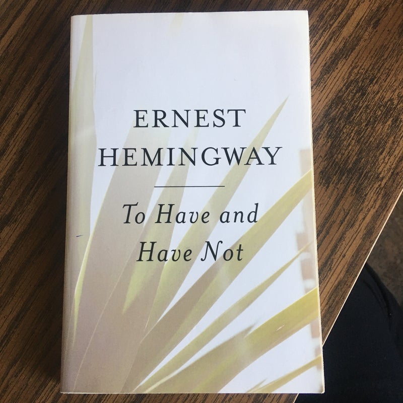 To Have and Have Not