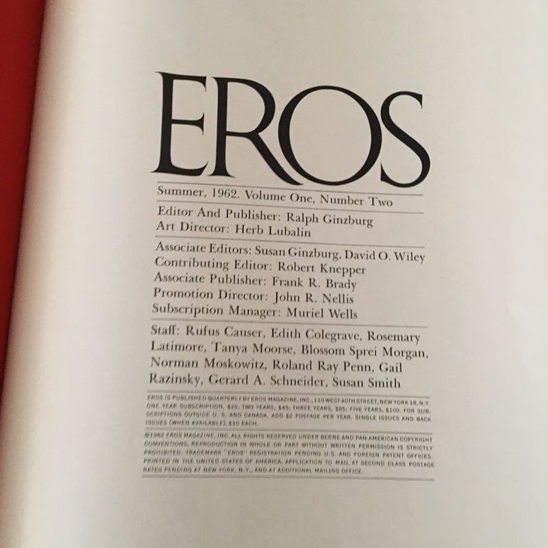 Eros, Volume 1, Number 2