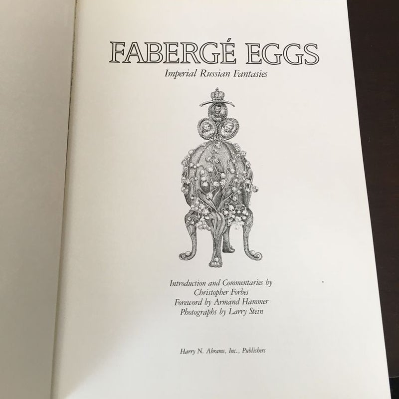 Faberge Eggs Imperial Russian Fantasies Poster Book