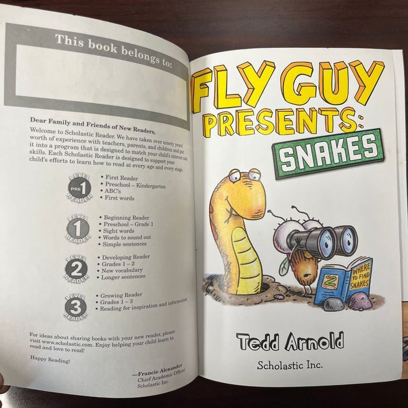 Fly Guy Presents Snakes