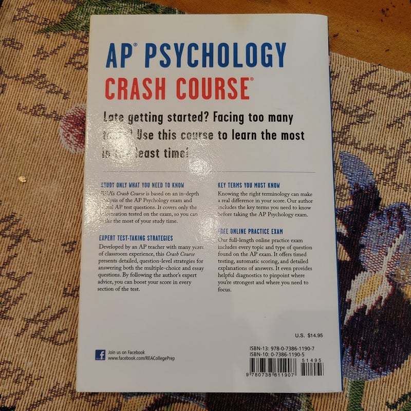 AP® Psychology Crash Course Book + Online