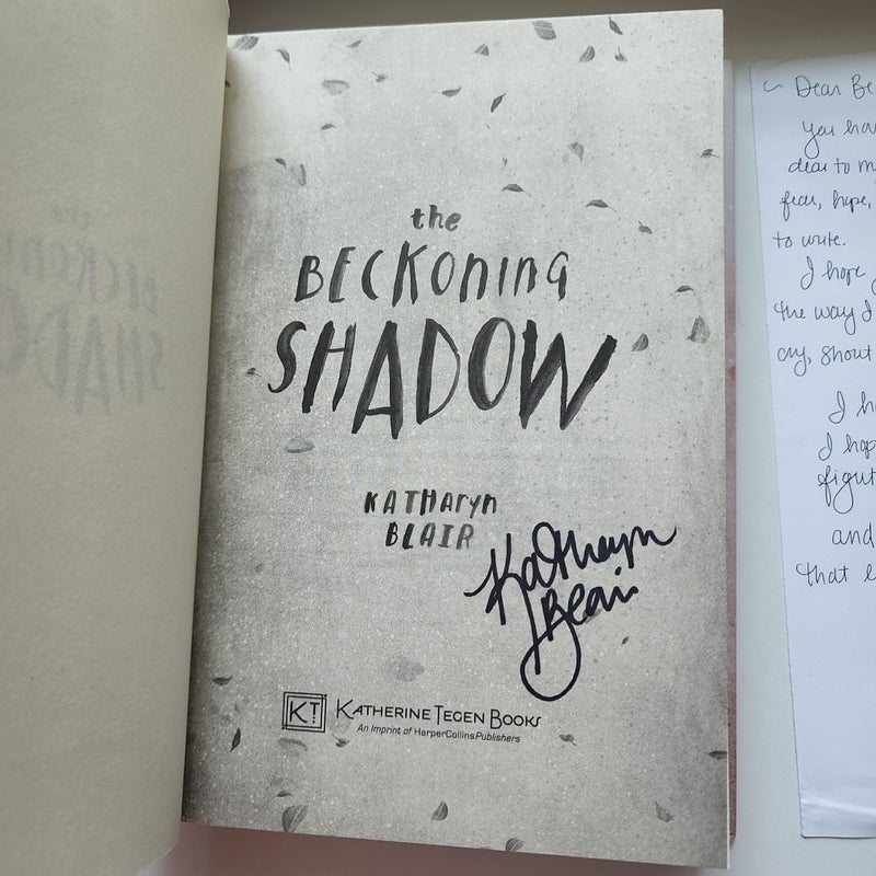The Beckoning Shadow (Signed)