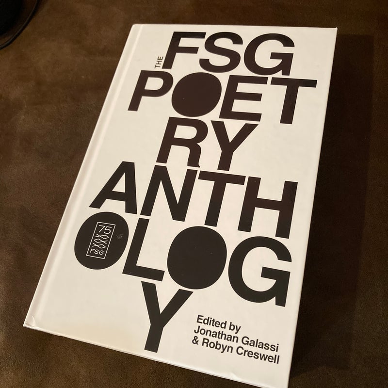 The FSG Poetry Anthology