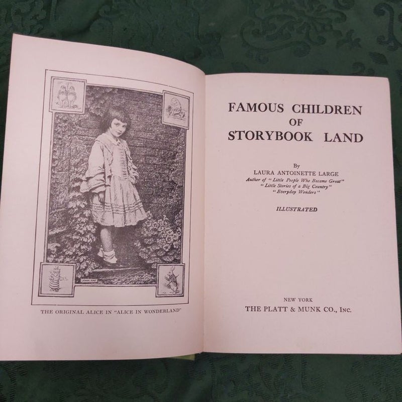 Famous children of story book land