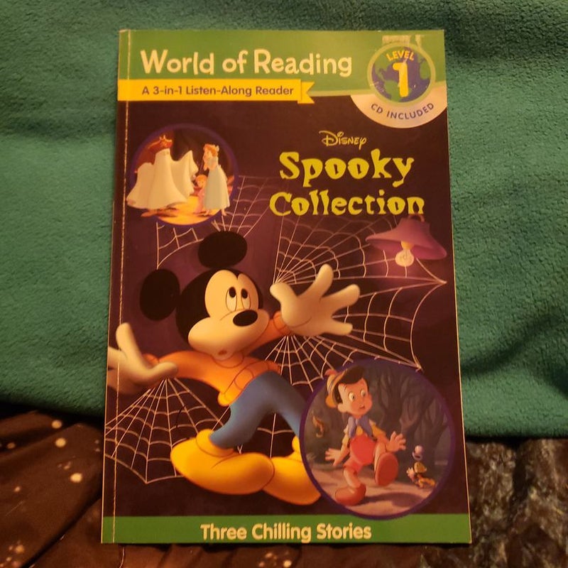 World of Reading Disney's Spooky Collection 3-In-1 Listen-along Reader (Level 1 Reader)