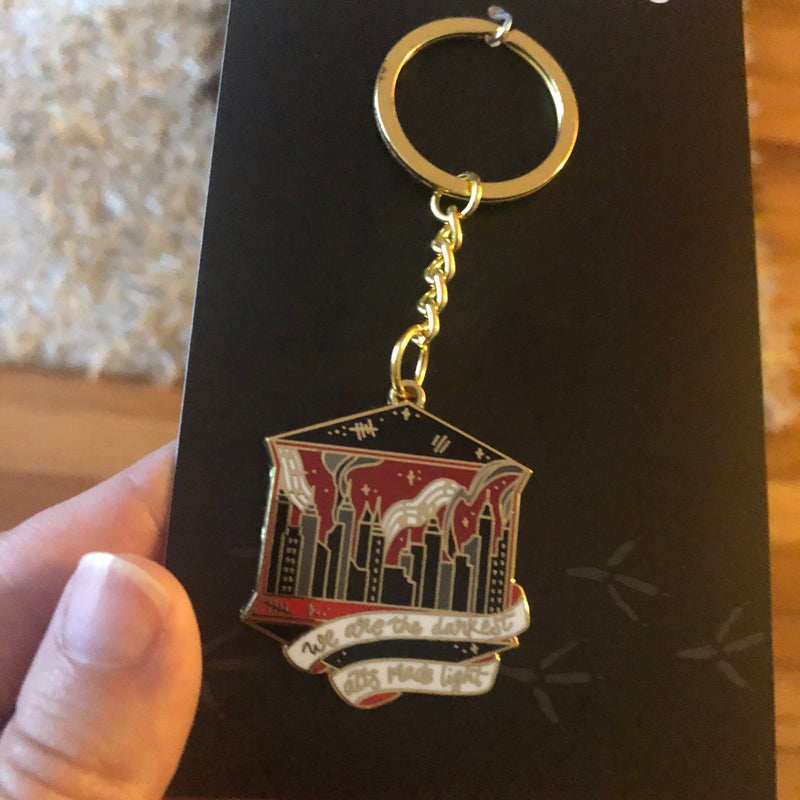 Owlcrate- This Savage Song by VE Schwab keychain