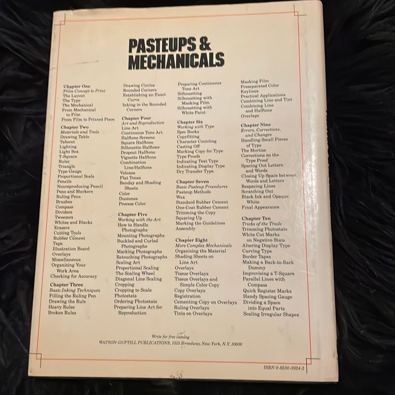 Pasteups & mechanicals 