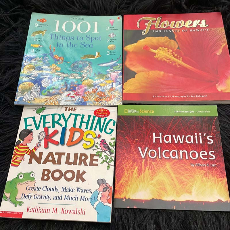 4 books bundle on nature 