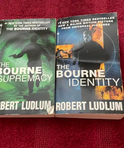 2 books bundle: Bourne Identity and Bourne Supremacy 