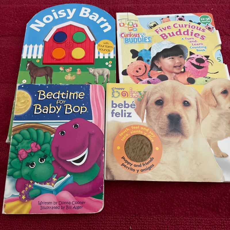 4 books bundle for toddlers 