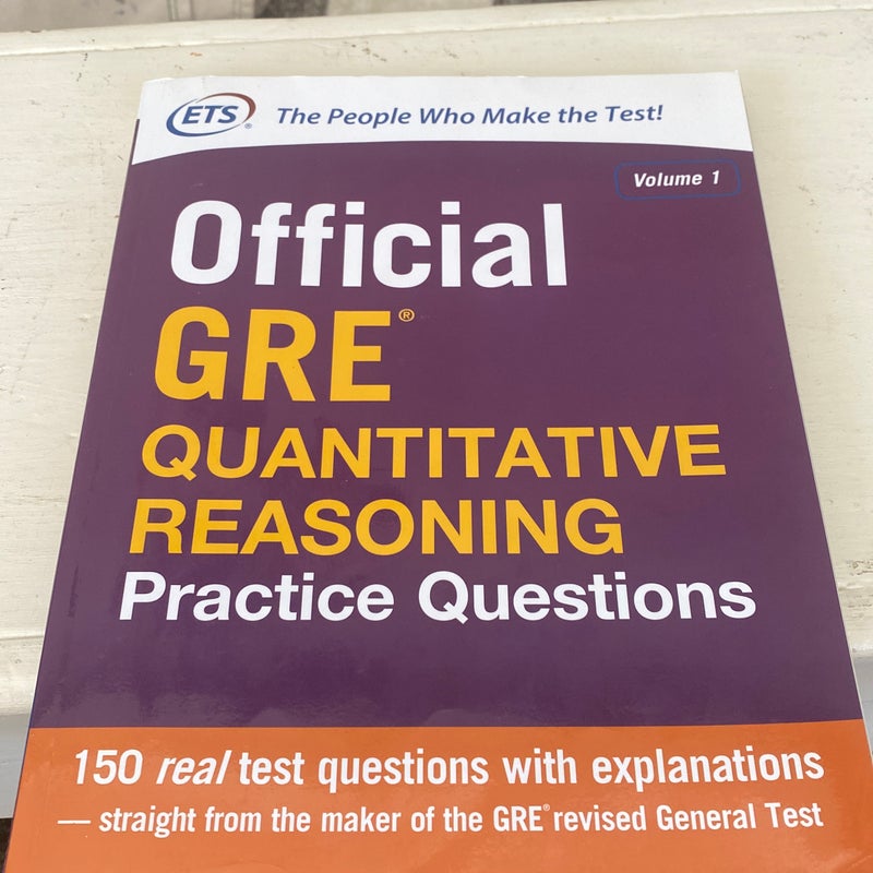 Official GRE Quantitative Reasoning Practice Questions