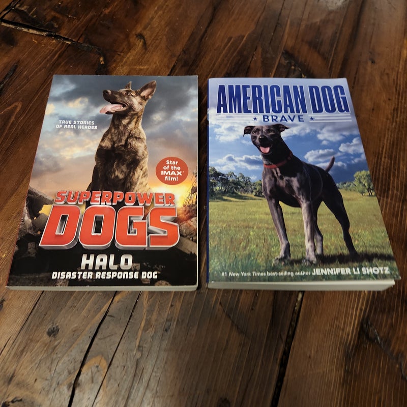 Two paperback "Dog" books