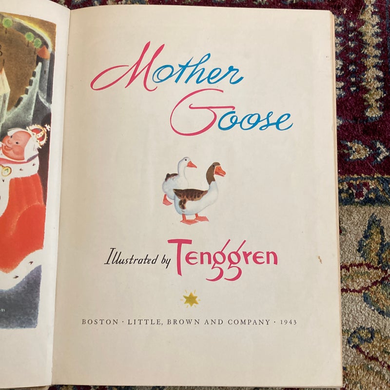 The TENGGREN MOTHER GOOSE 1943 Hardback