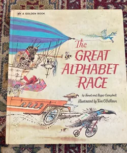 Giant Golden Book 1972 1st Ed The Great Alphabet Race