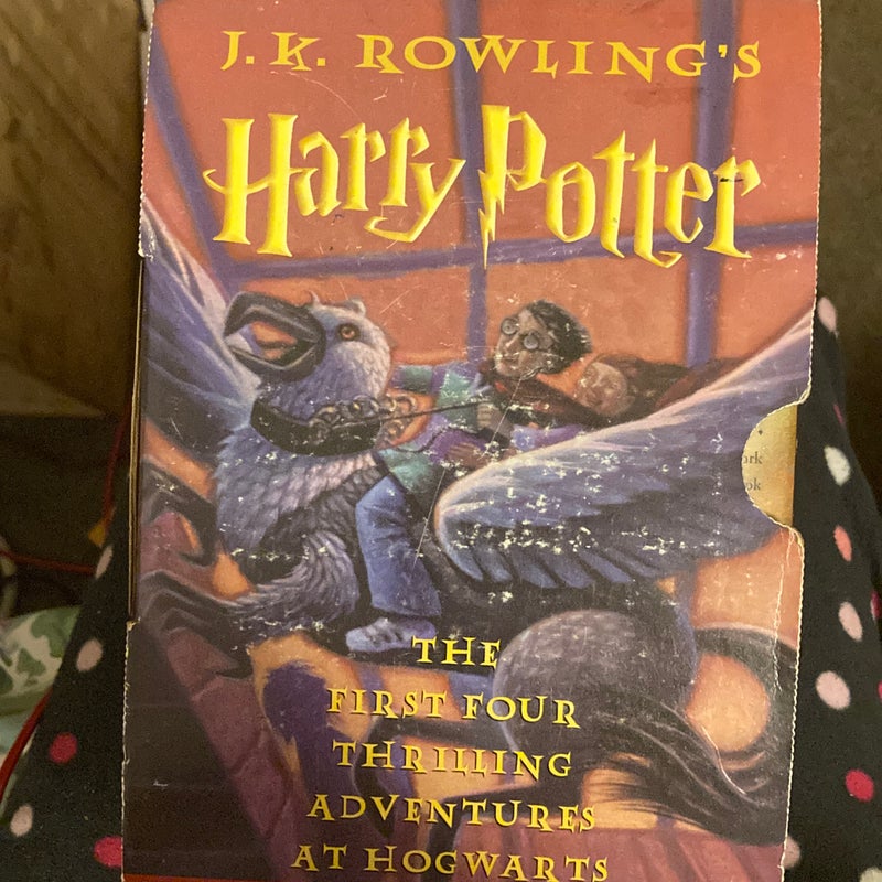 SCHOLASTIC HARRY POTTER BOOKS 1, 2, &3