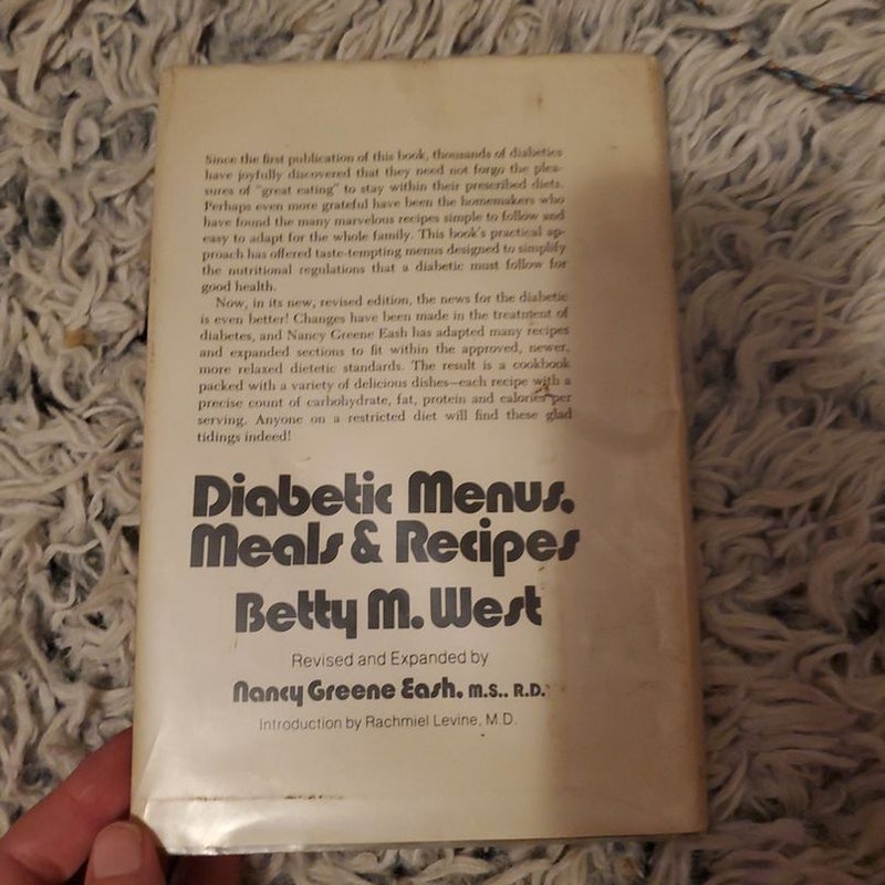 Diabetic menus. Meals n recipes