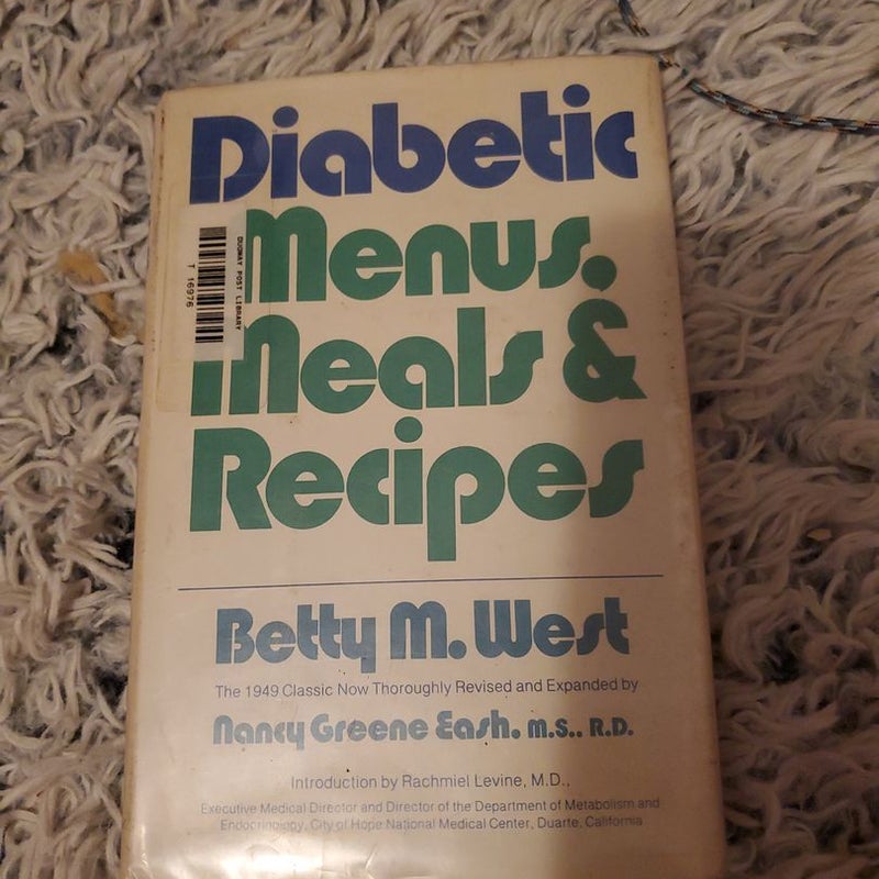 Diabetic menus. Meals n recipes