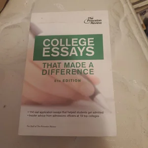 College Essays That Made a Difference, 5th Edition